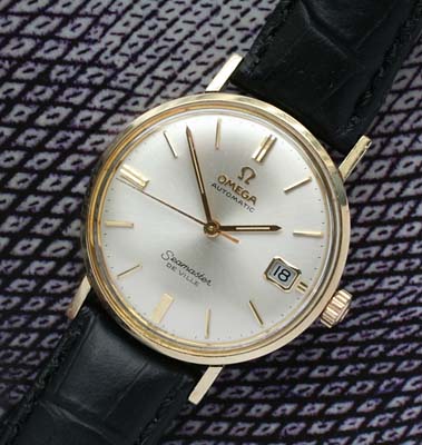 omega seamaster deville gold filled