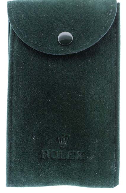 Rolex service leather pouch