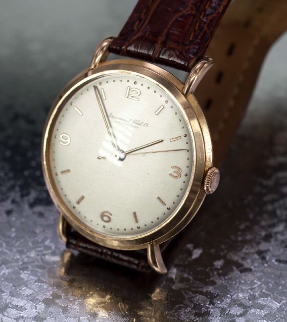 Vintage IWC gold watch with calibre 89 movement - Used and Vintage ...