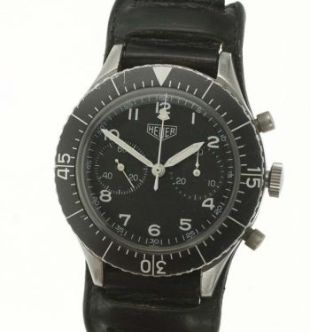 Heuer Bund chronograph military watch